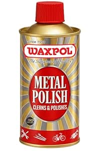 Waxpol Metal Polish 200 ml Shine and Clean Bike, Brass, Copper, Steel, Chrome, Aluminium, Alloy, Wheel