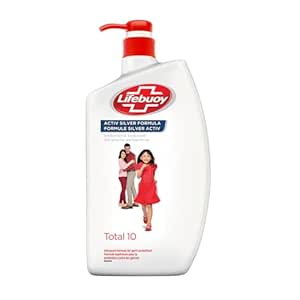 Lifebuoy Body Wash Total10, 1l | Advanced Germ Protection And Cleanliness