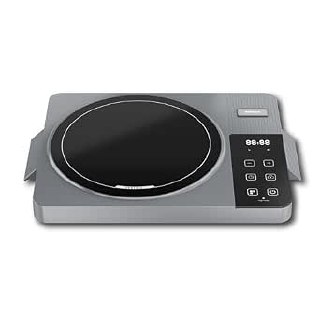 Havells 2000W Hexo EZ HEAT Infrared Induction Cooctop with Digital Display| TC-20 with Grill| 6kV Surge Protection| Cool Touch Body| Fast Heating | 1 Year Door Step Warranty By Havells