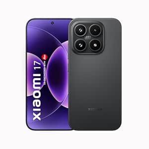 XIAOMI 17 (12GB/512GB)|50MP Leica Triple Camera|Snapdragon 8 Elite Gen 5|6.3" CrystalRes 1-120Hz AMOLED|6330mAh Battery|100W HyperCharge HyperOS 3|3500nits Display (Black)