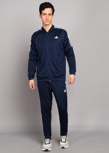 ADIDAS Striped Men Track Suit