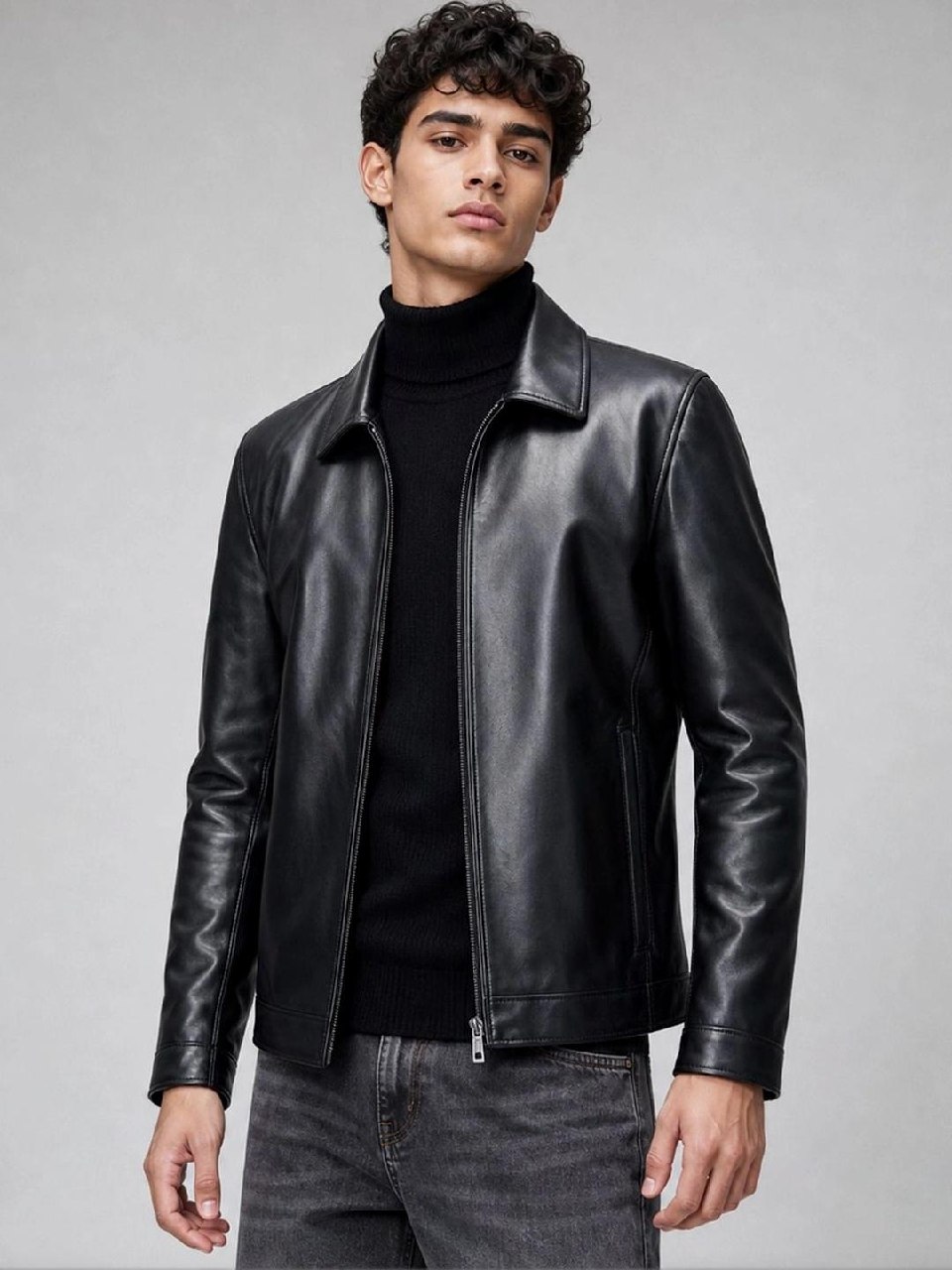 HERE&NOW Men Leather Jacket - Apparel for Men