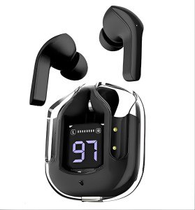 jia enterprises Ultrapods TWS Wireless Bluetooth in Ear Earbuds Transparent Design Bluetooth Headset